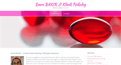 Desktop Screenshot of emrebakir.com